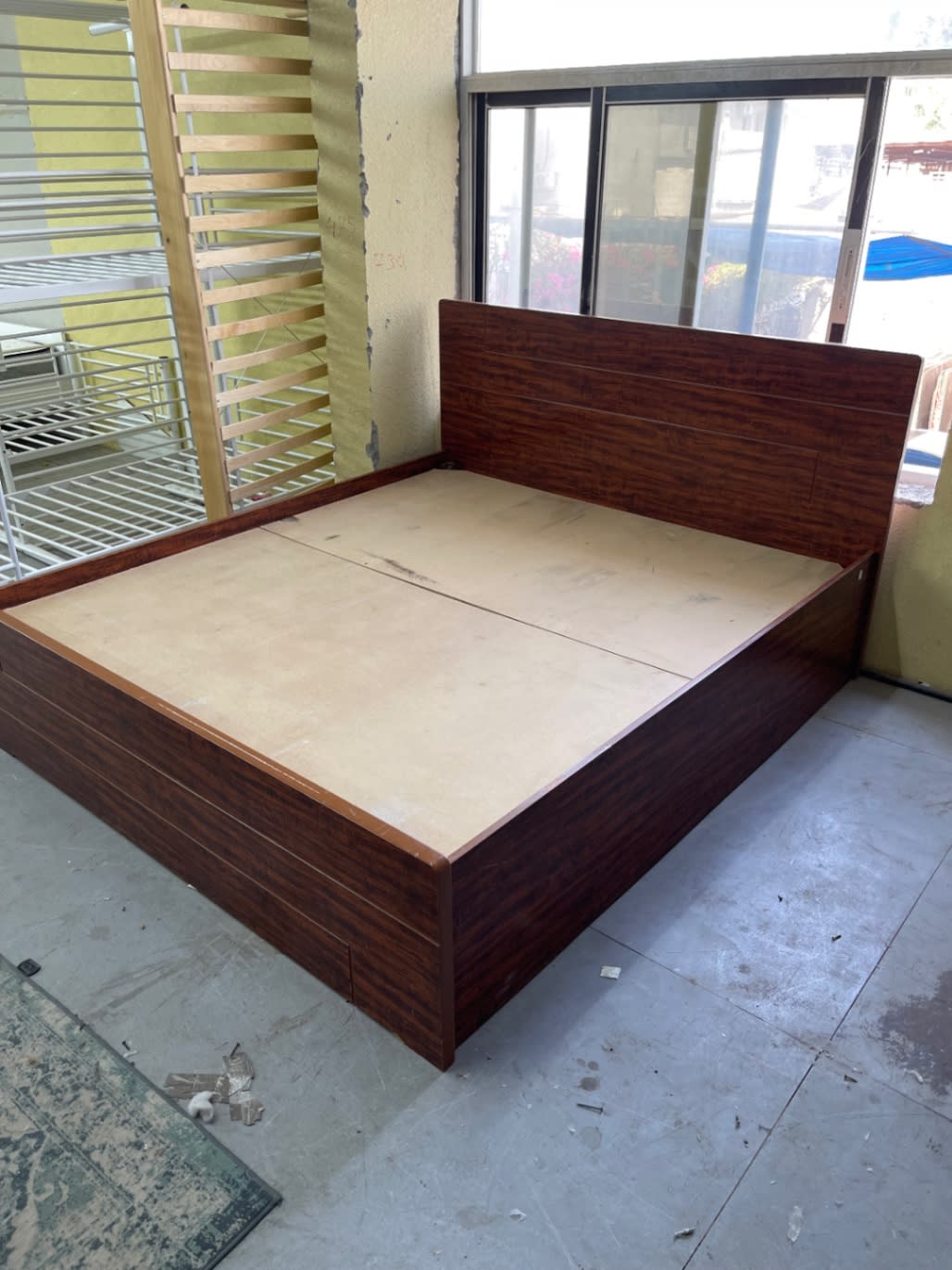 King Bed Frame with Headboard 2