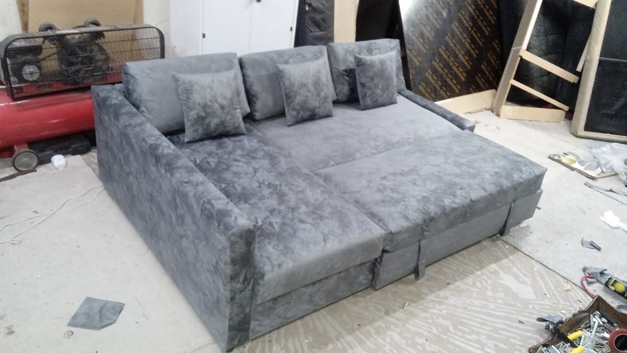 L-Shape Sectional Sofa Bed