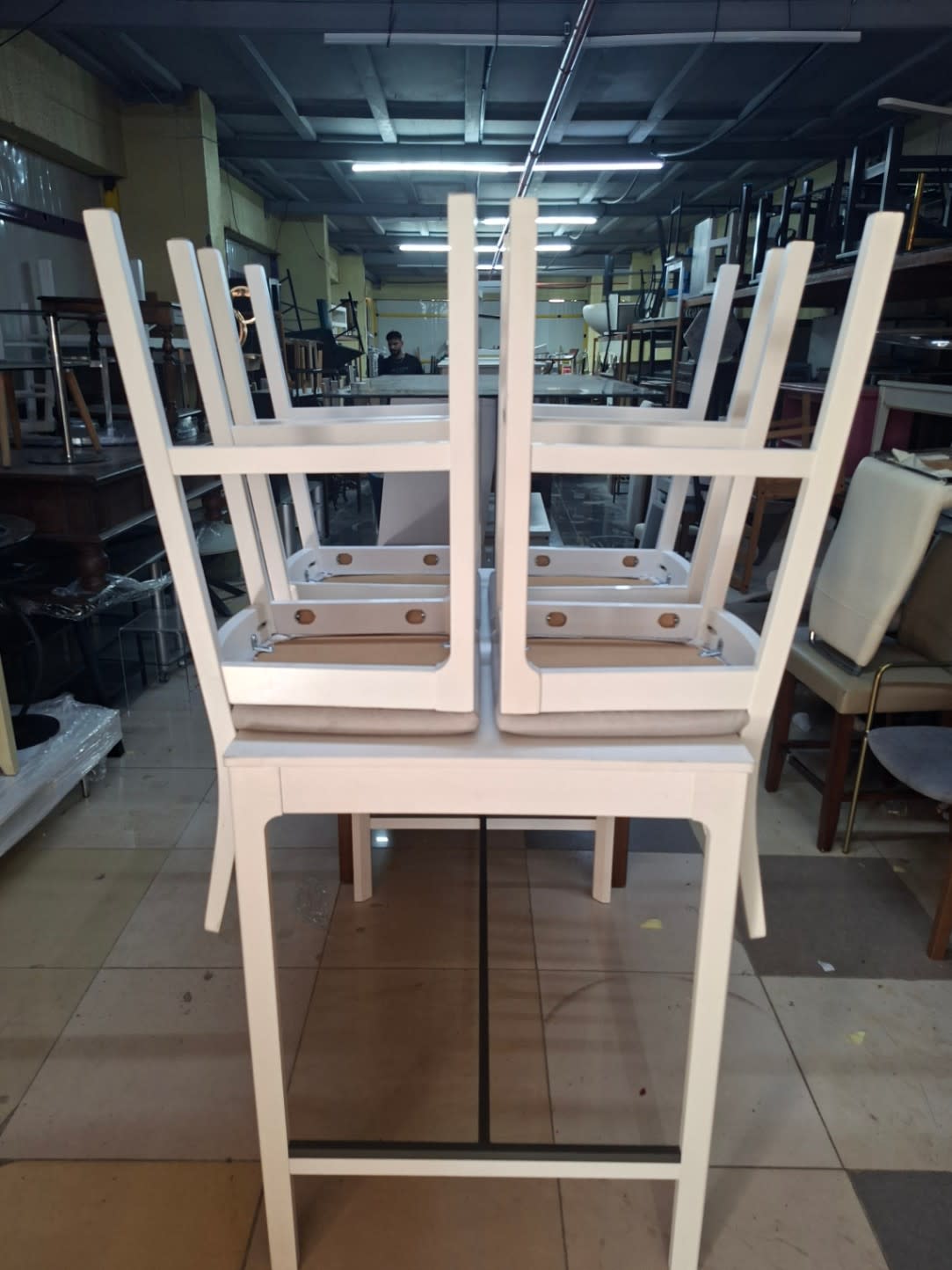 Bar-Height Dining Set with 4 Chairs 3