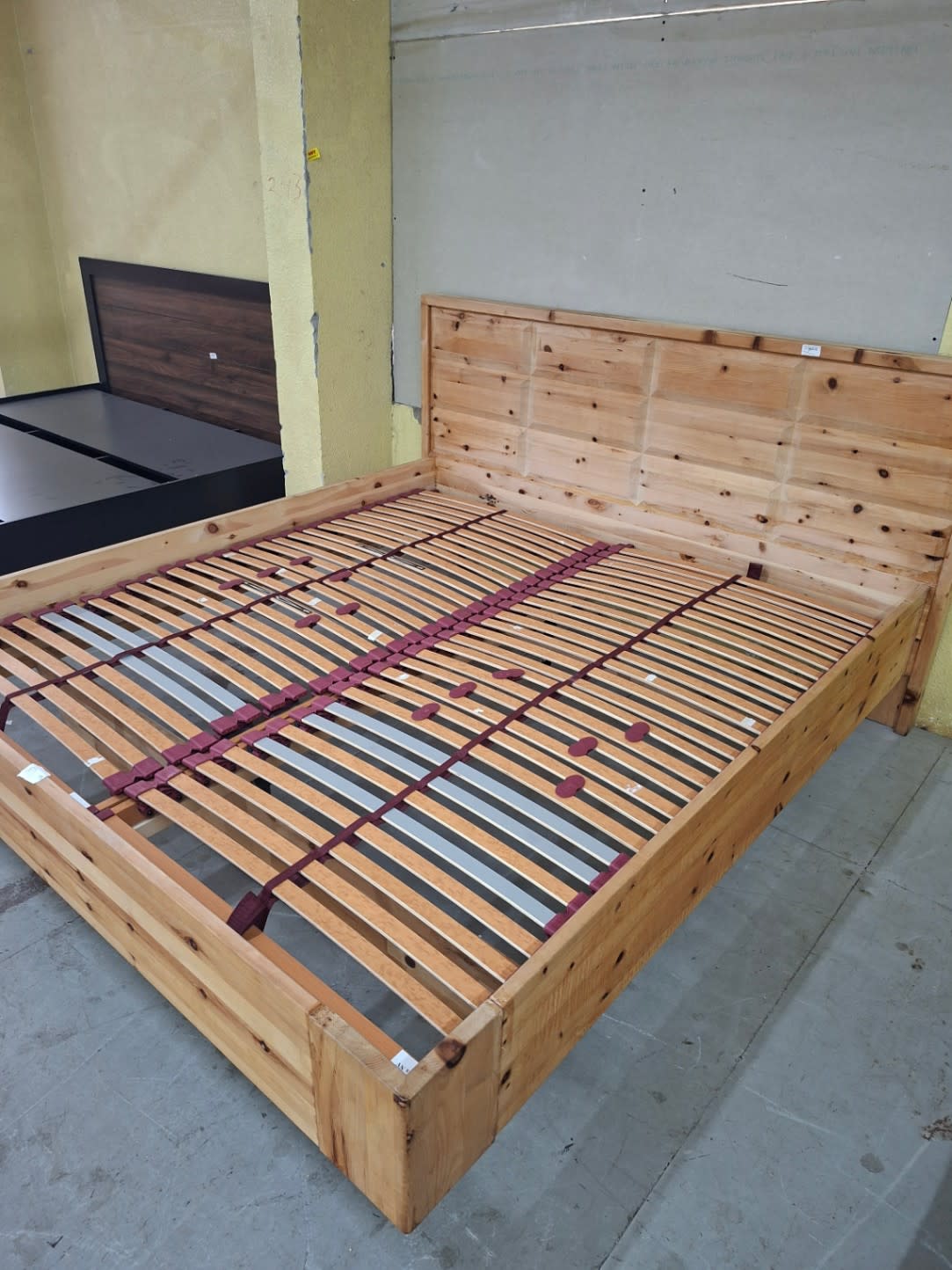 King Bed Frame with Slatted Base 2