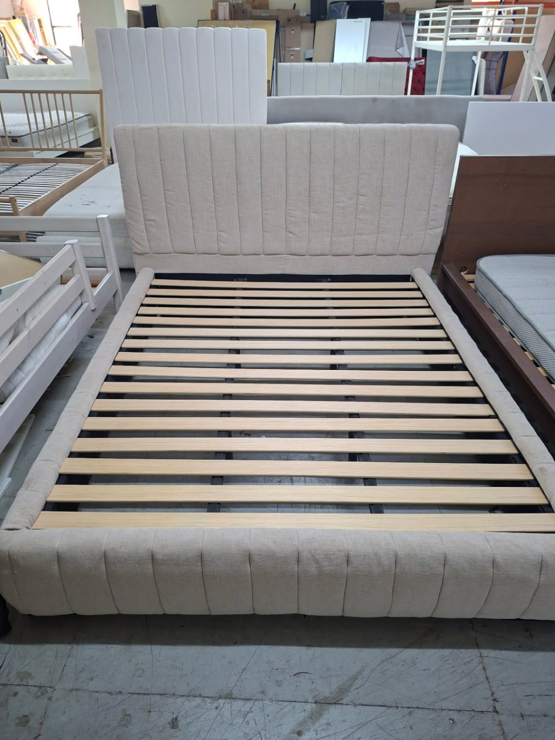 Upholstered King Bed Frame