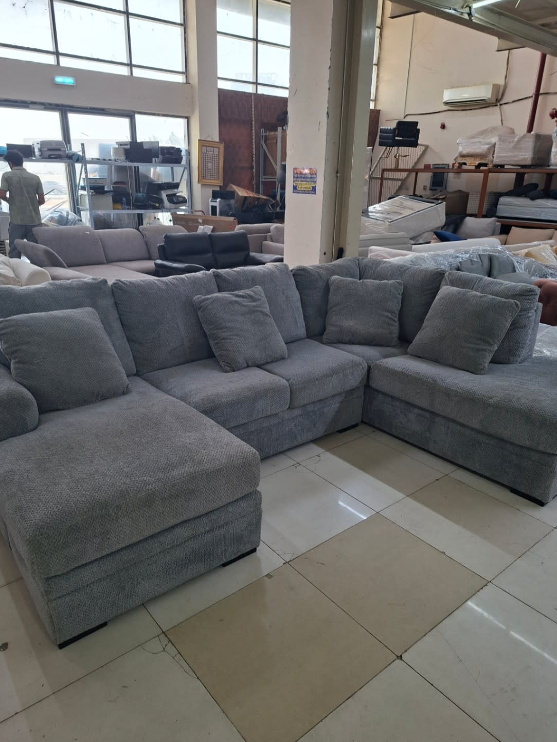 U-Shape Sectional Sofa with Chaise