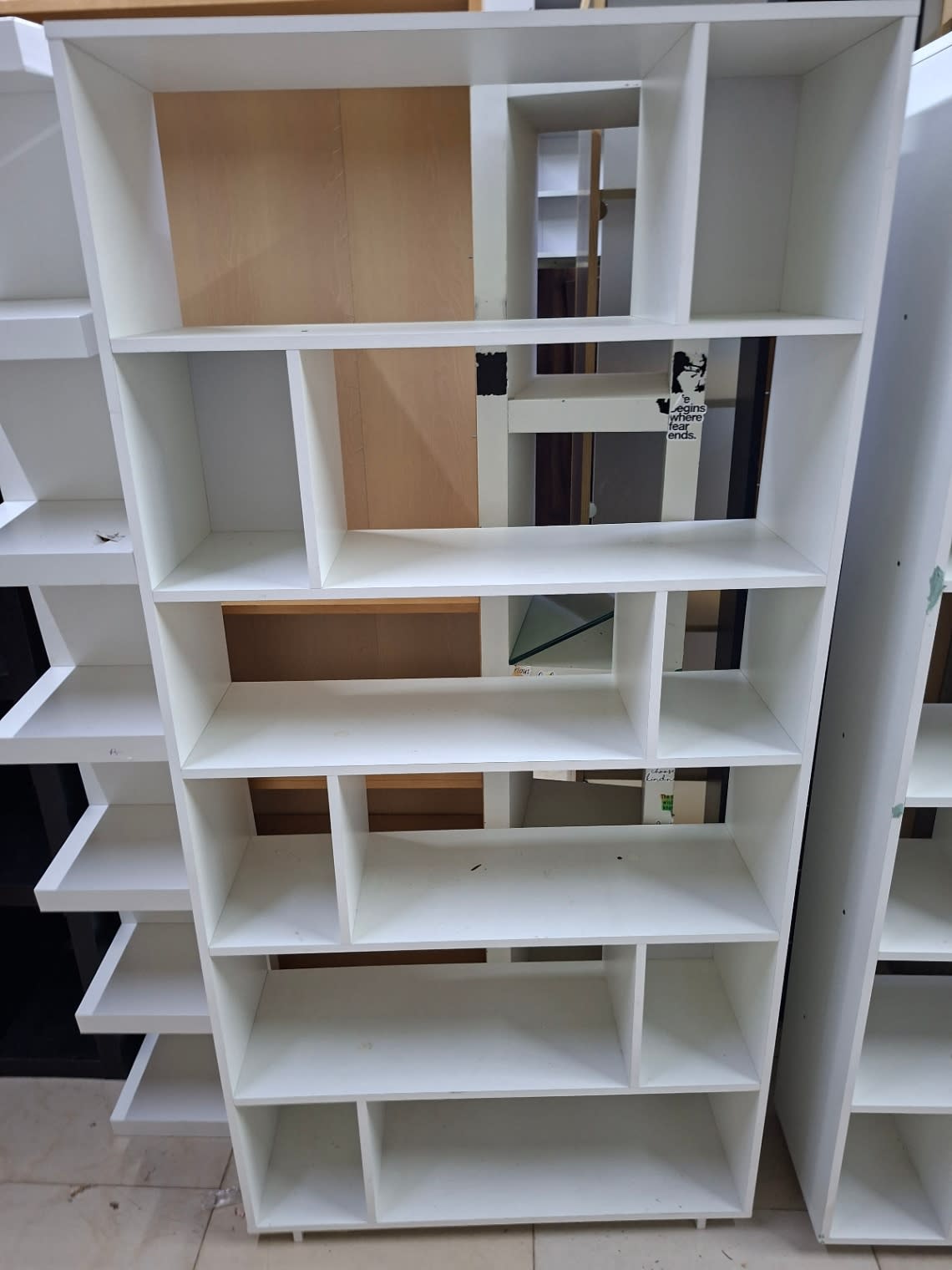 Multi-Compartment Shelving Unit