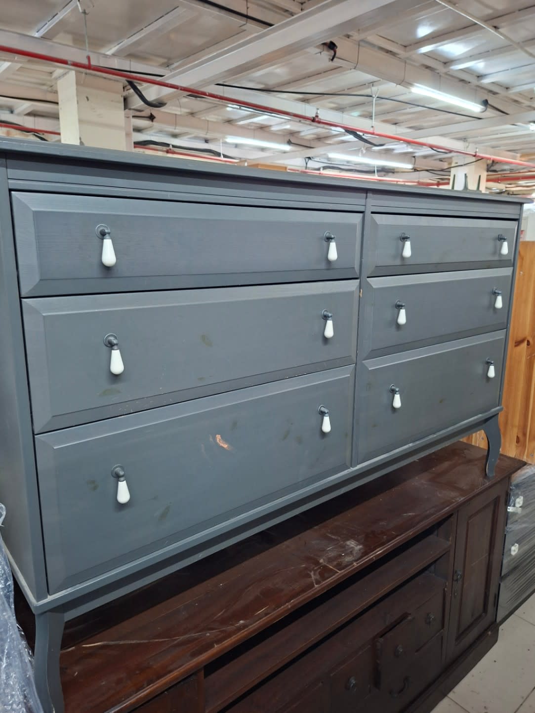 6-Drawer Wide Dresser