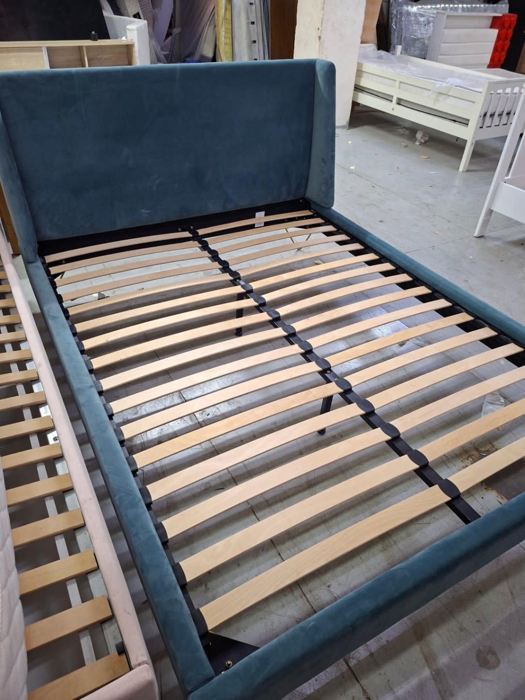 Queen Size Upholstered Bed Frame. 2