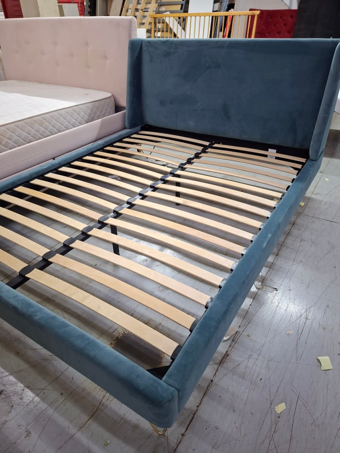 Queen Size Upholstered Bed Frame. 3