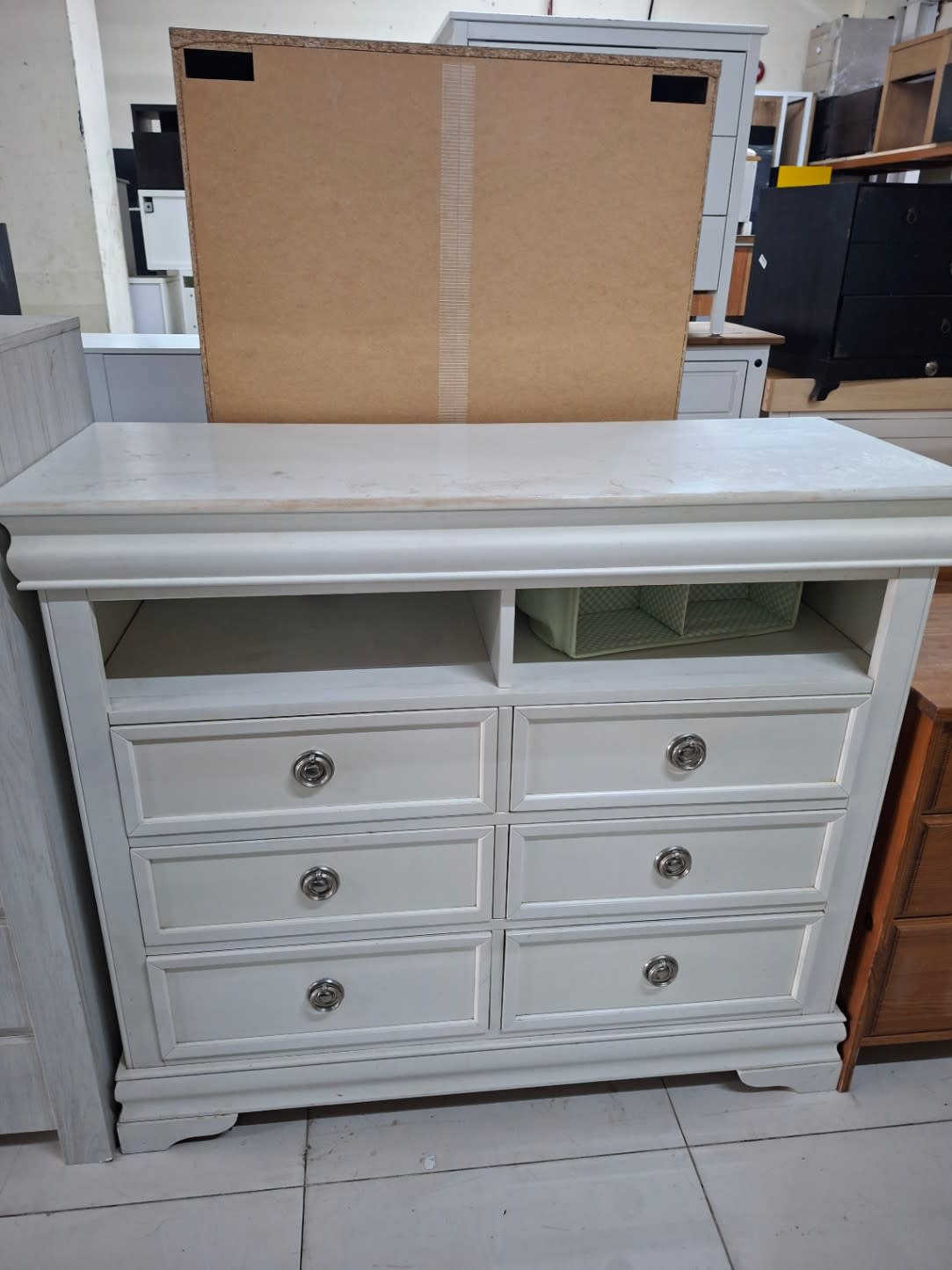 Chest of Drawers with Open Shelves