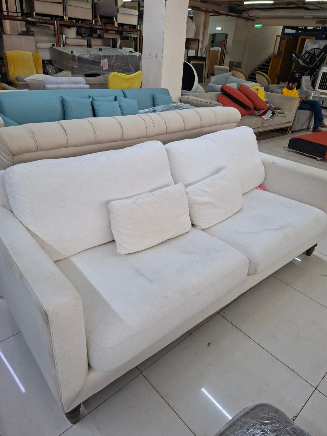3-Seater Fabric Sofa