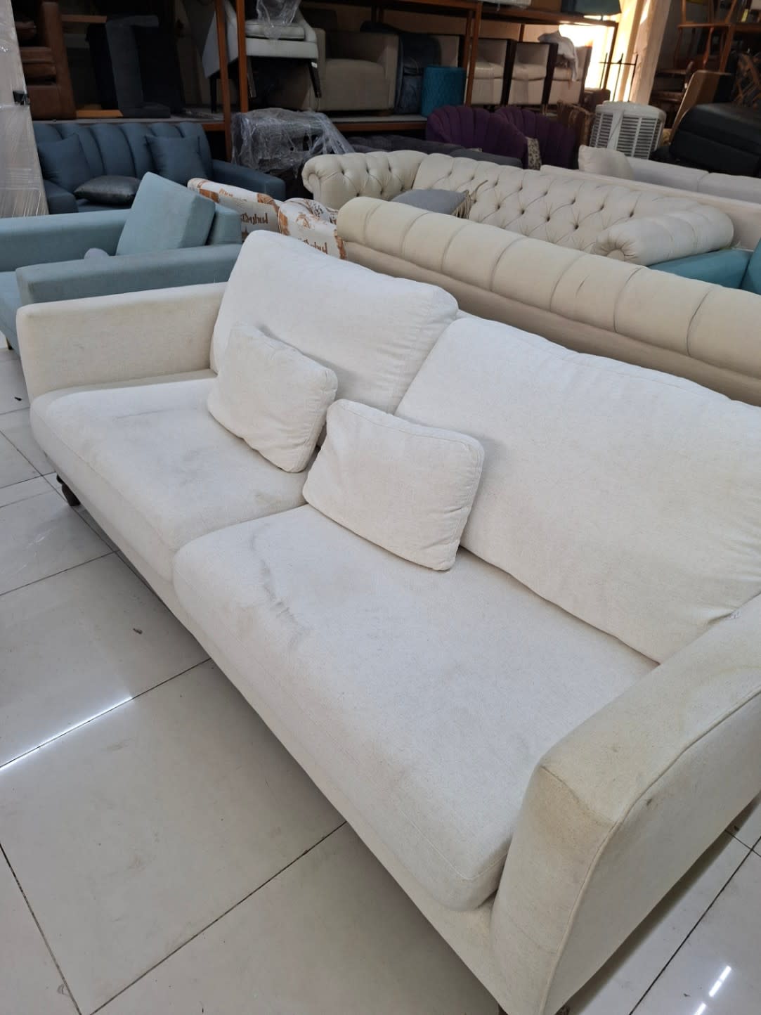 3-Seater Fabric Sofa 2