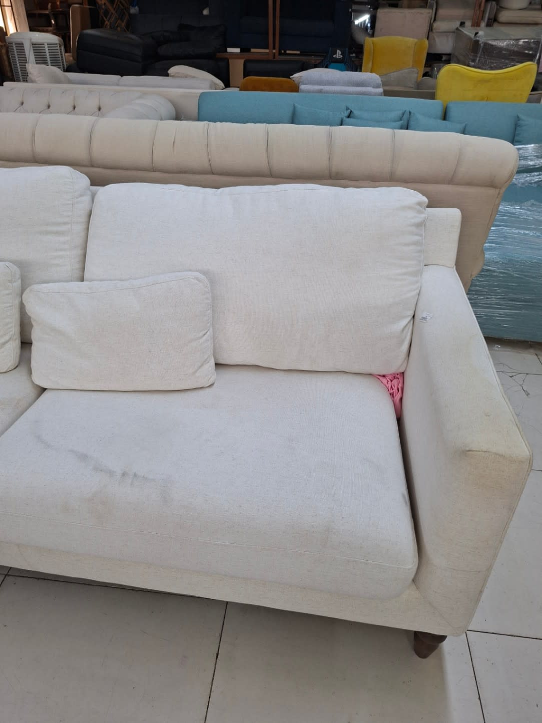 3-Seater Fabric Sofa 3