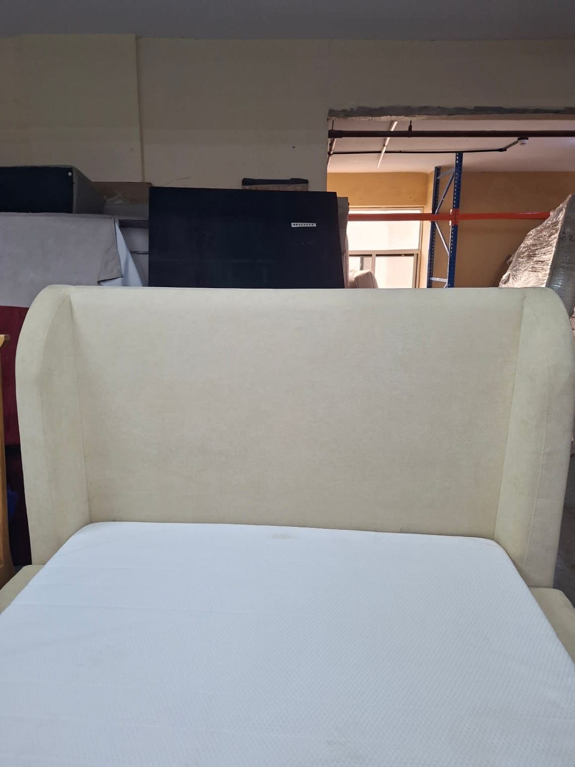 Upholstered Queen Bed Frame with Mattress 3