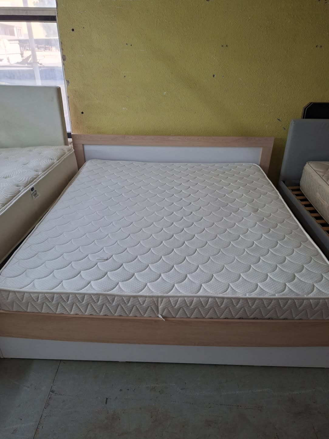 King Bed Frame with Mattress