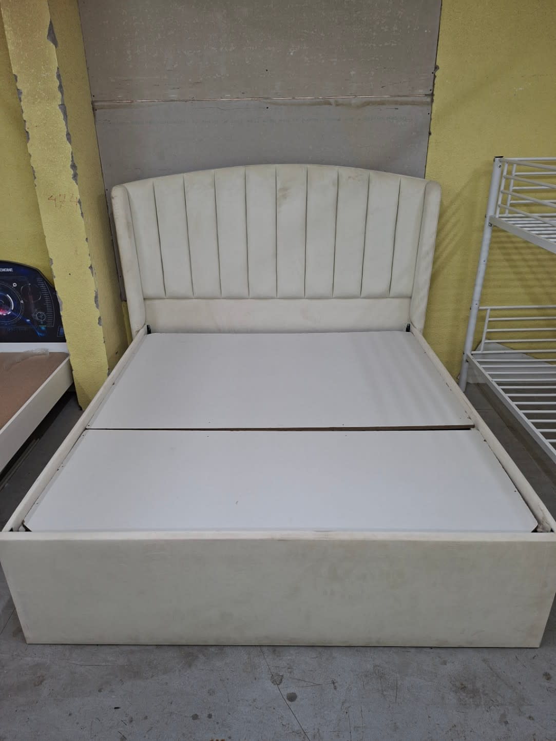 Upholstered Bed Frame with Storage
