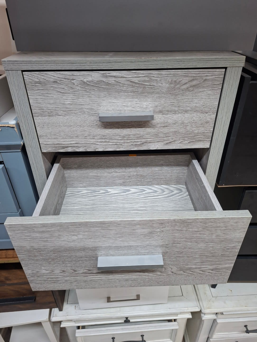 2-Drawer Bedside Nightstand 2