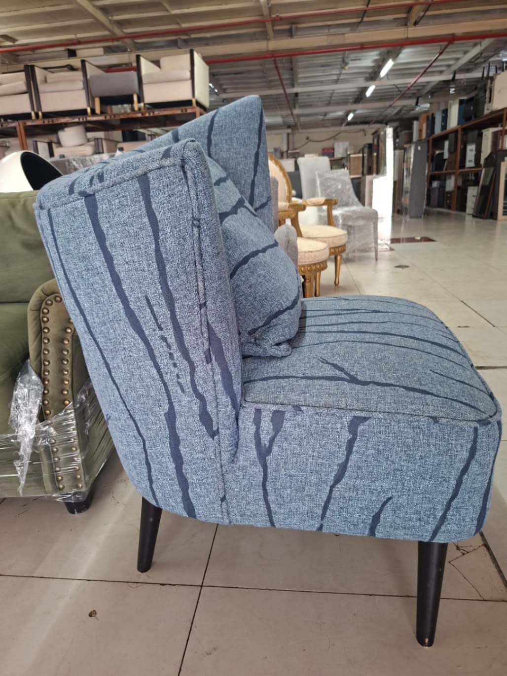 modern asymmetrical accent chair 3