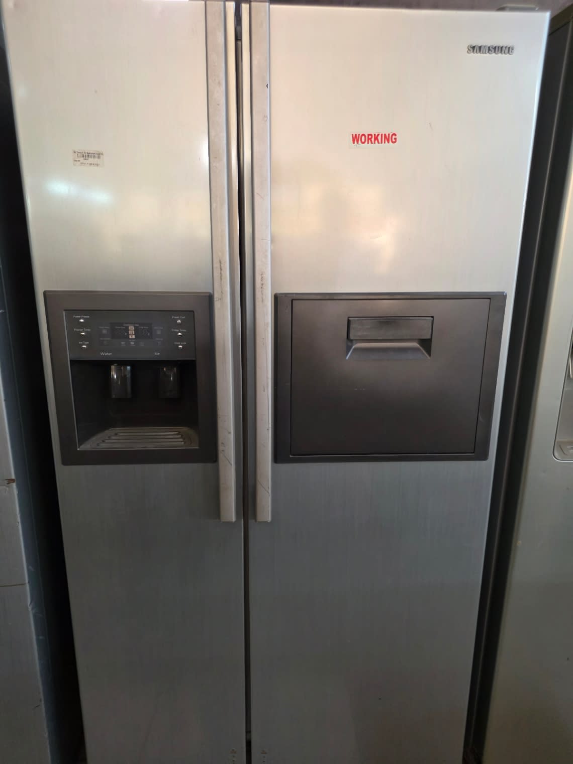 Side-by-Side Refrigerator with Water and Ice Dispenser