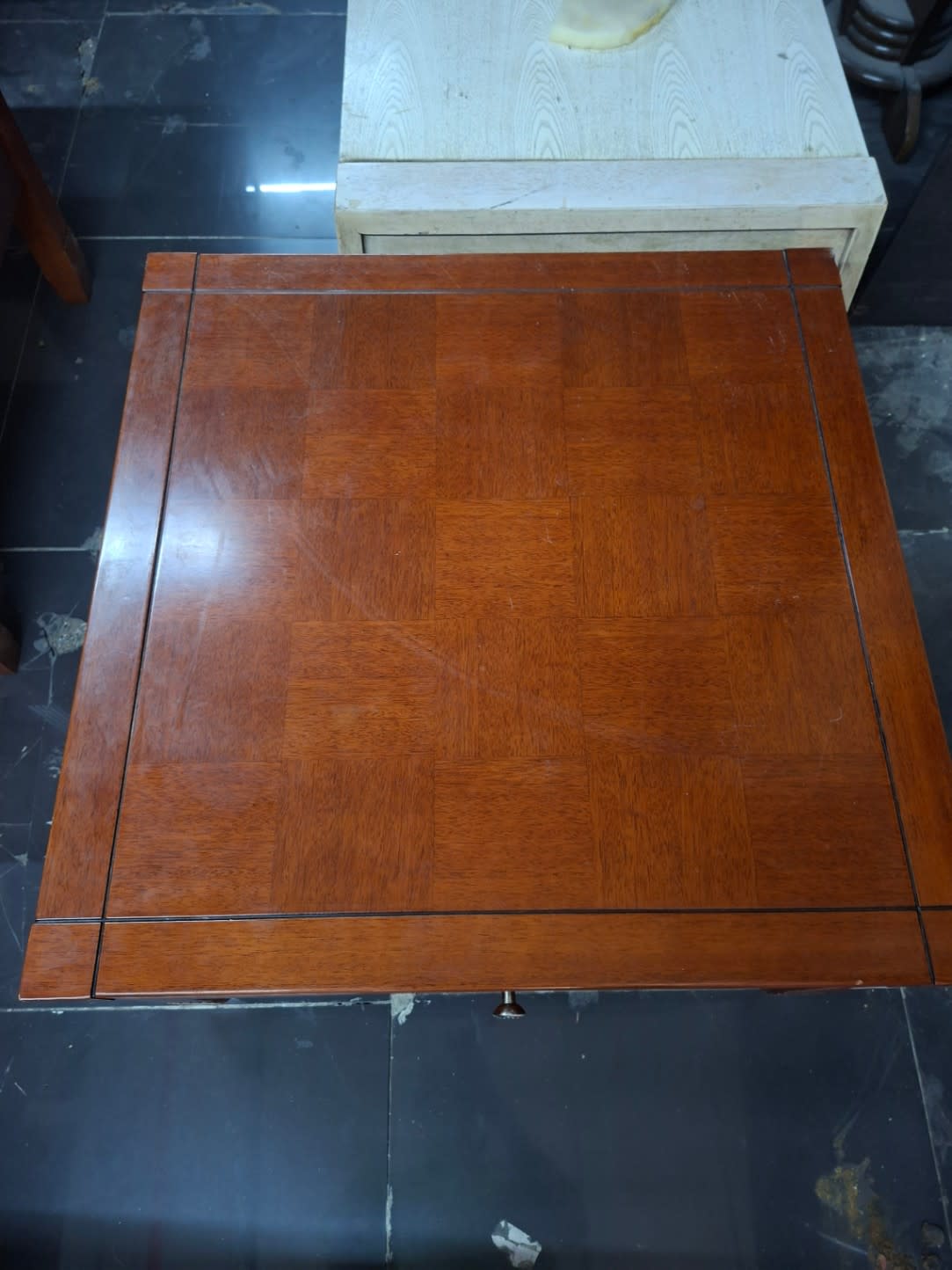 Square Coffee Table with Drawer 3