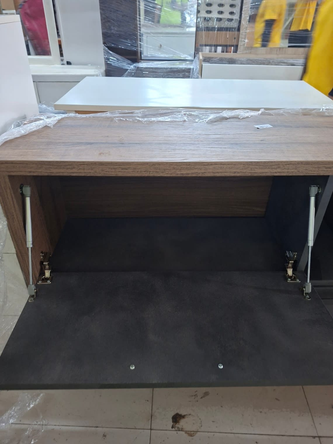 TV Stand with Drawers and Open Shelves 3