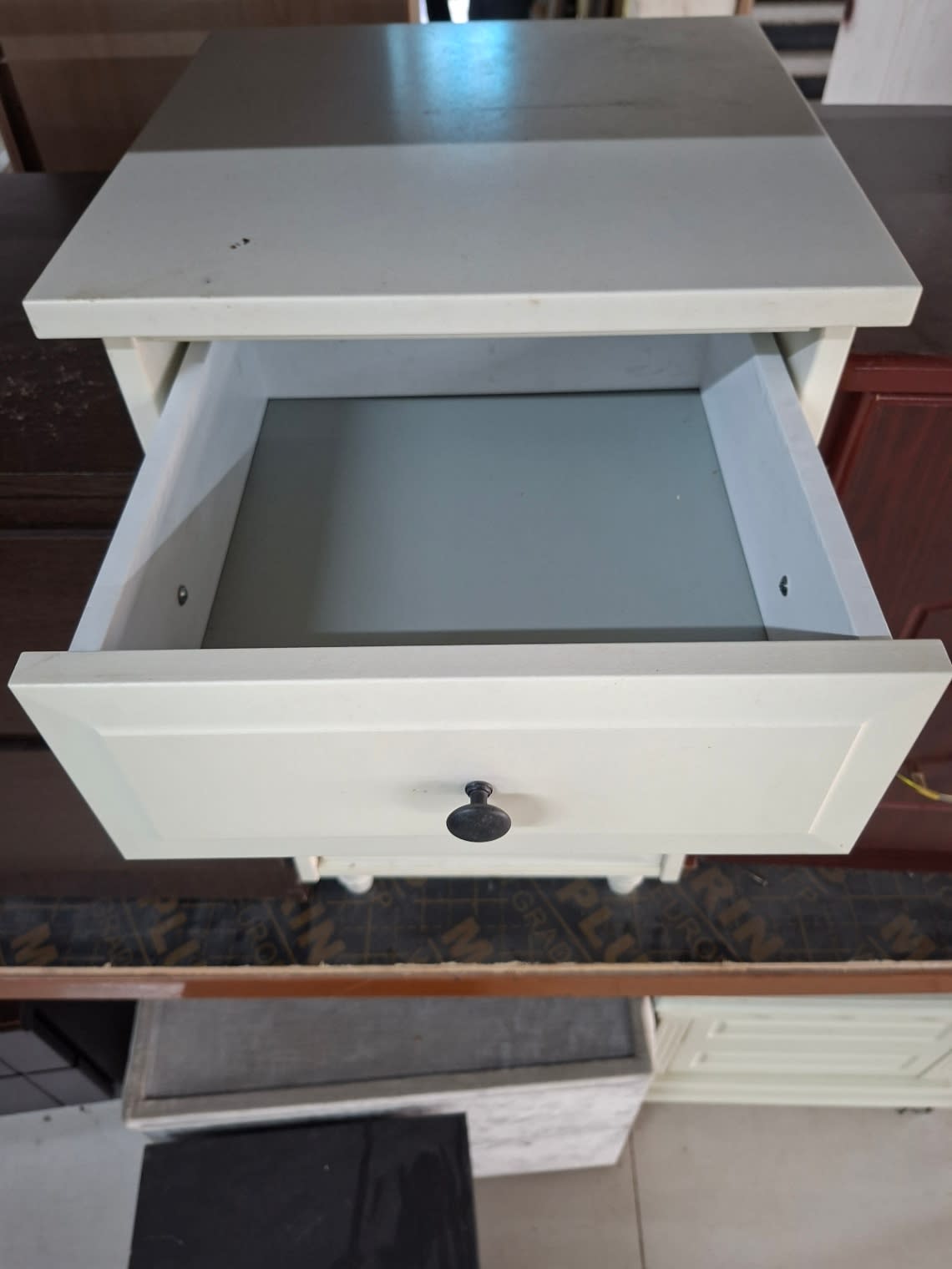 Bedside Table with Drawer and Cabinet 2