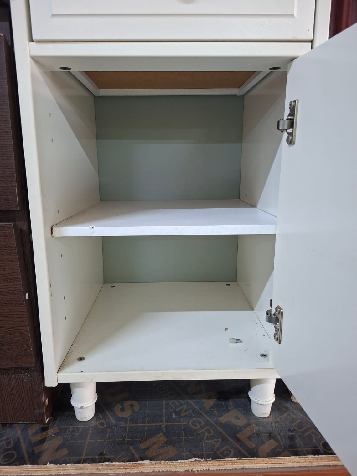 Bedside Table with Drawer and Cabinet 3