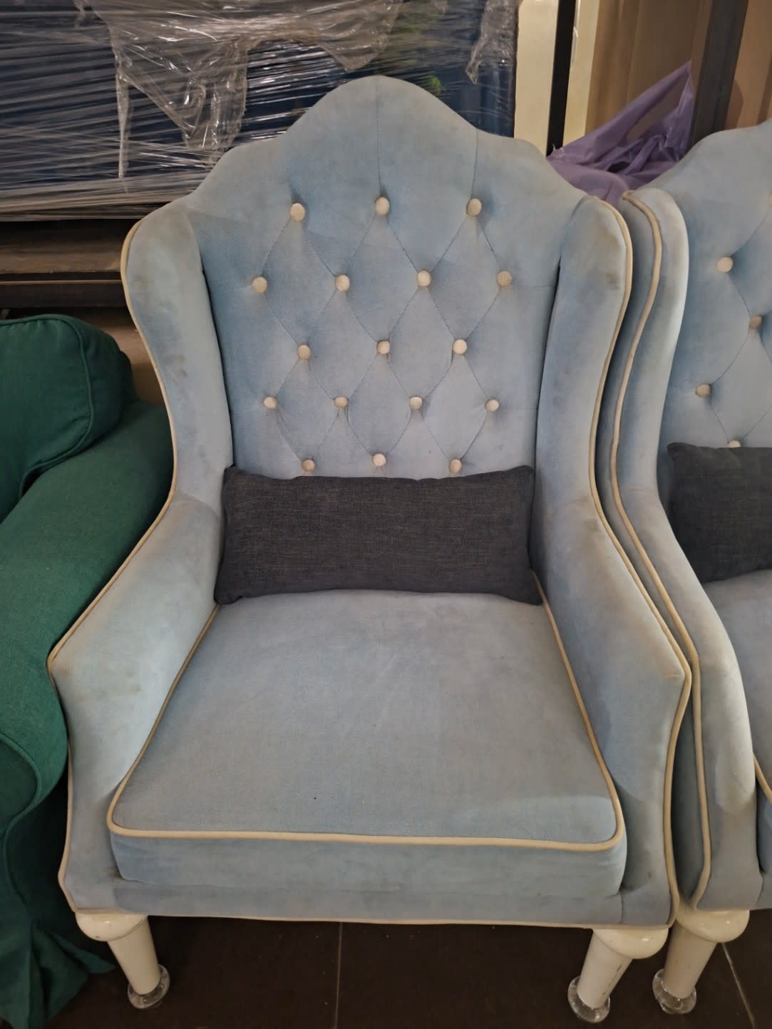 Wingback Accent Chair Pair 2
