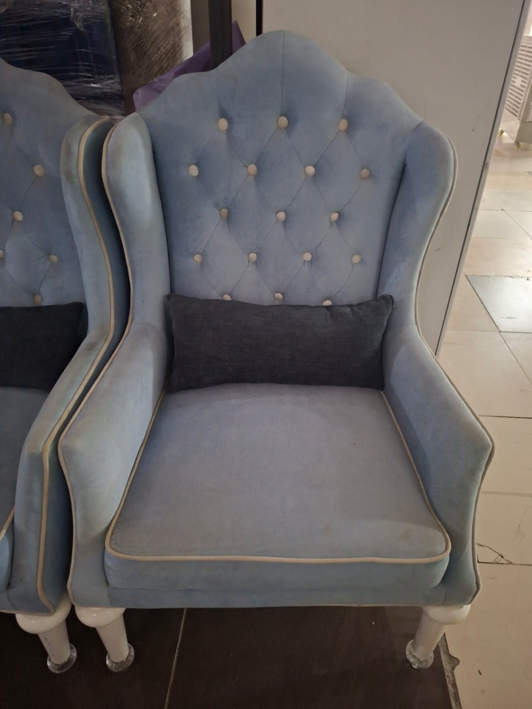 Wingback Accent Chair Pair 3