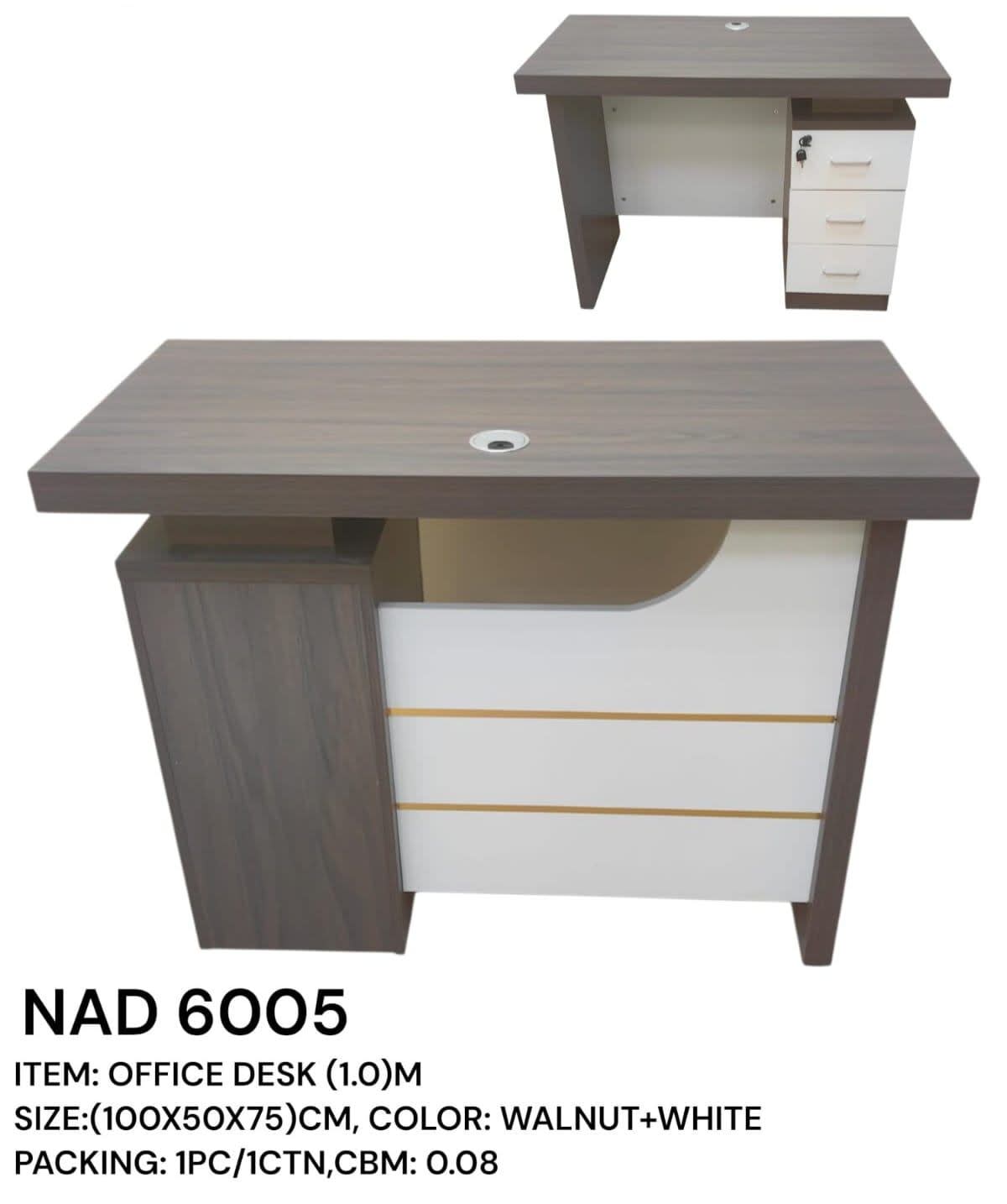 Office Desk with Drawers