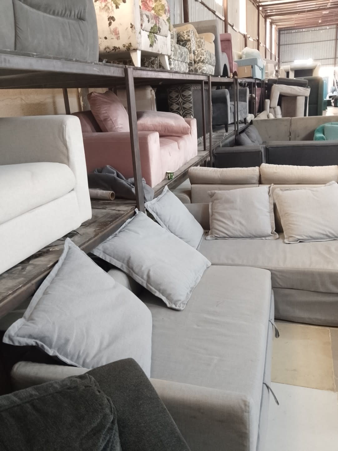 L-Shape sofa Cum Bed 2