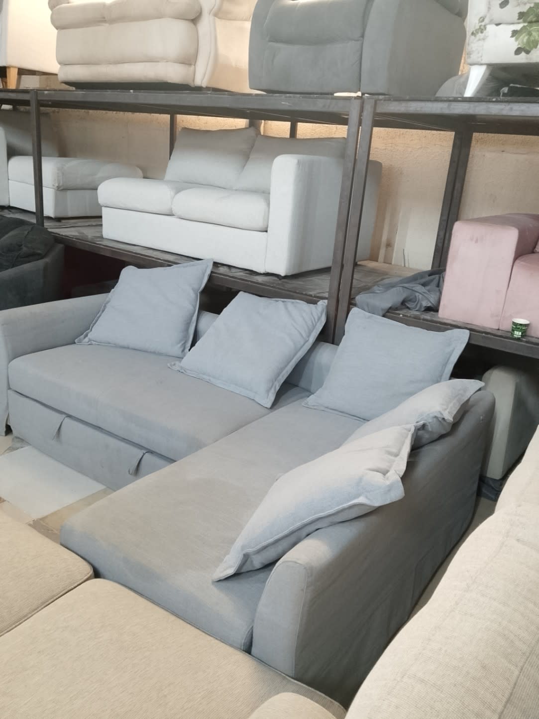 L-Shape sofa Cum Bed 3