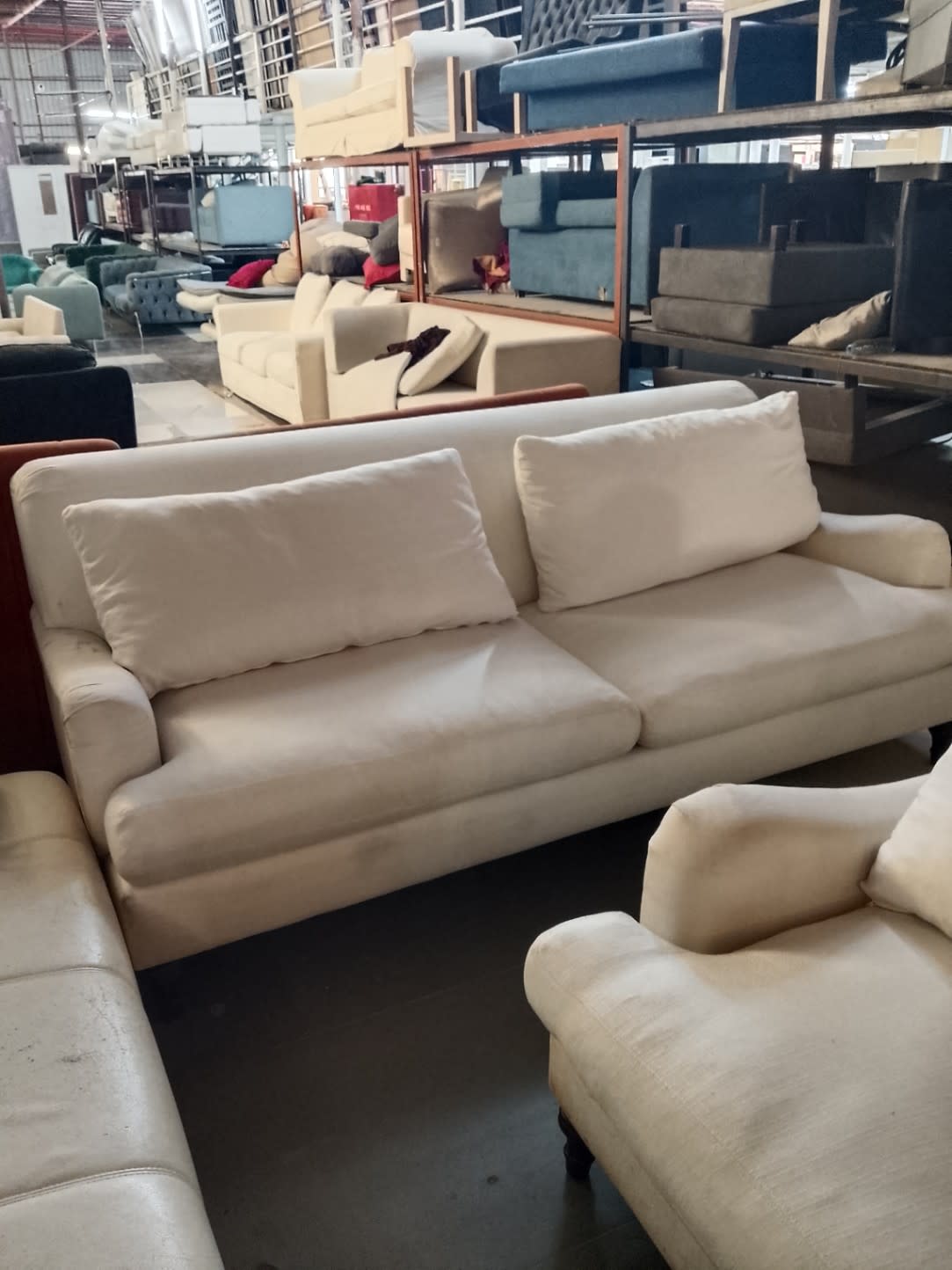 3-Seater Fabric Sofa