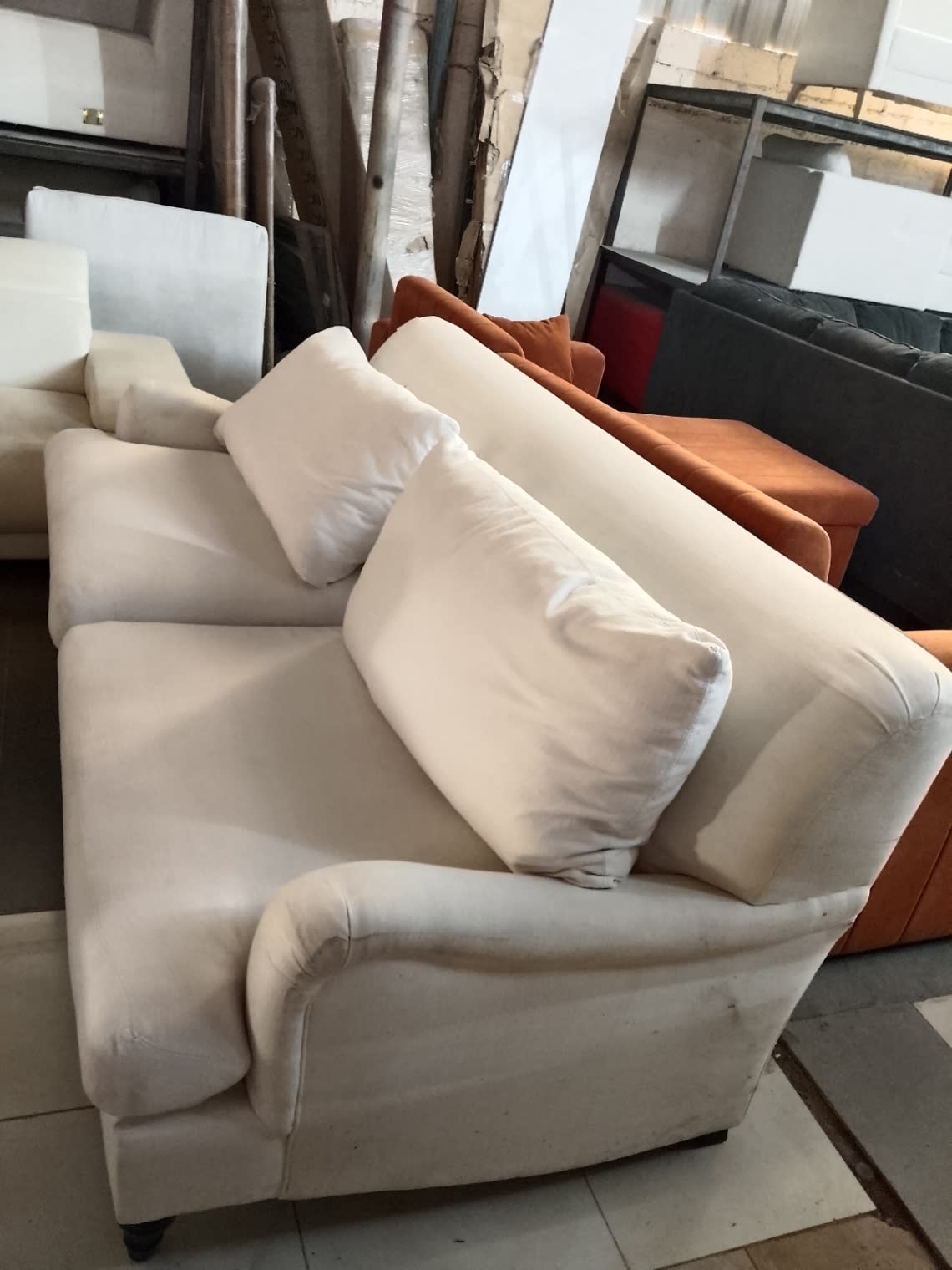 3-Seater Fabric Sofa 2