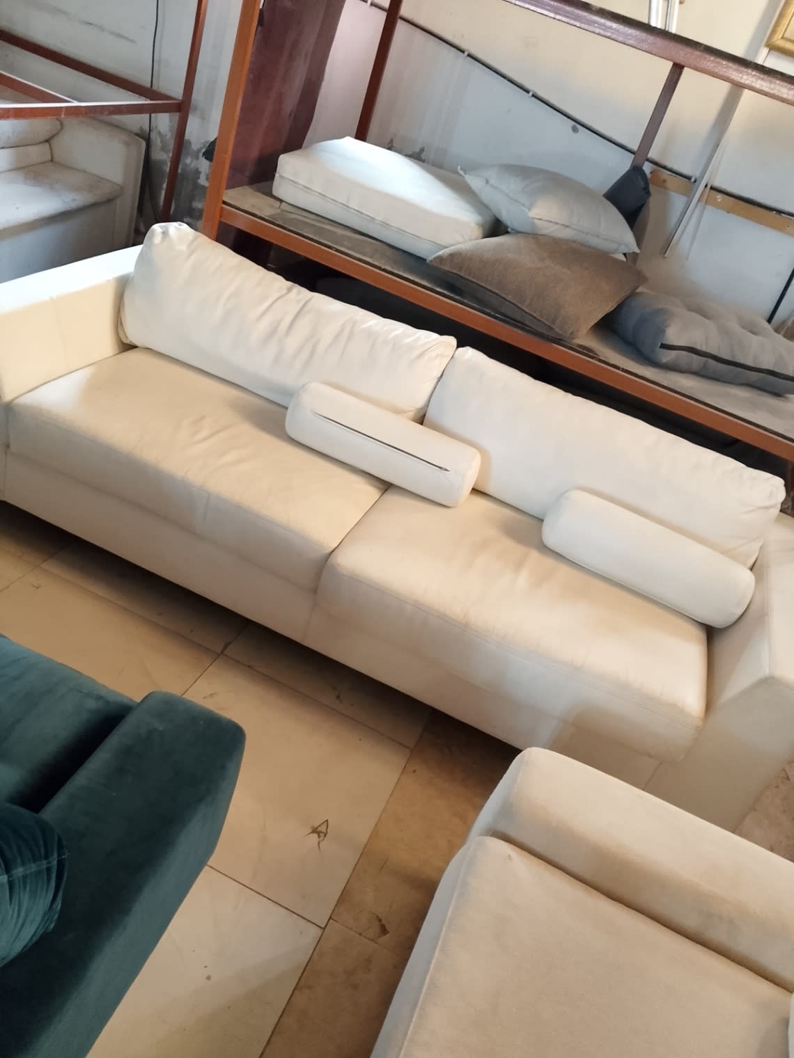 3-Seater Leather Sofa