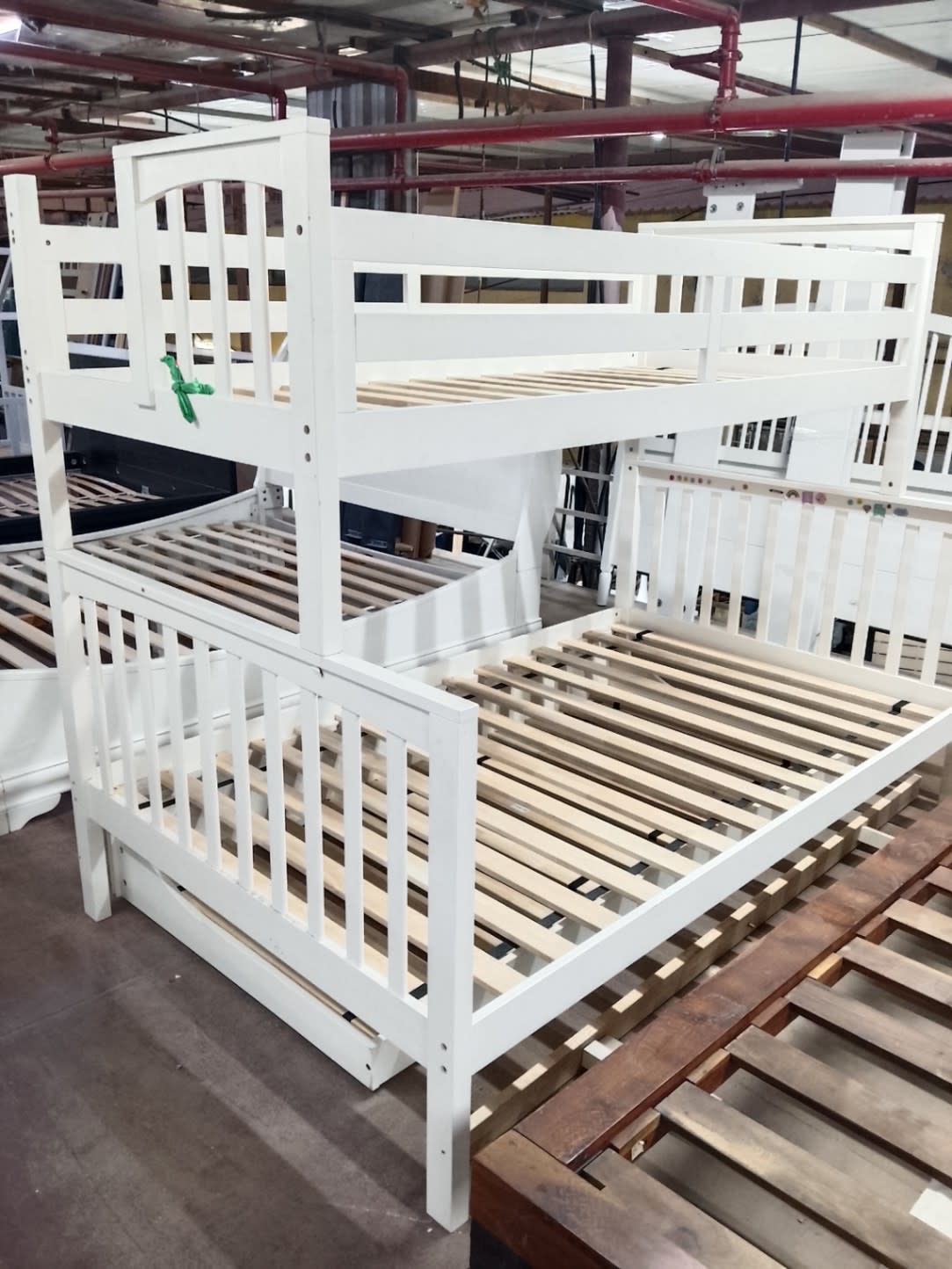 Bunk Bed Frame with Trundle 2