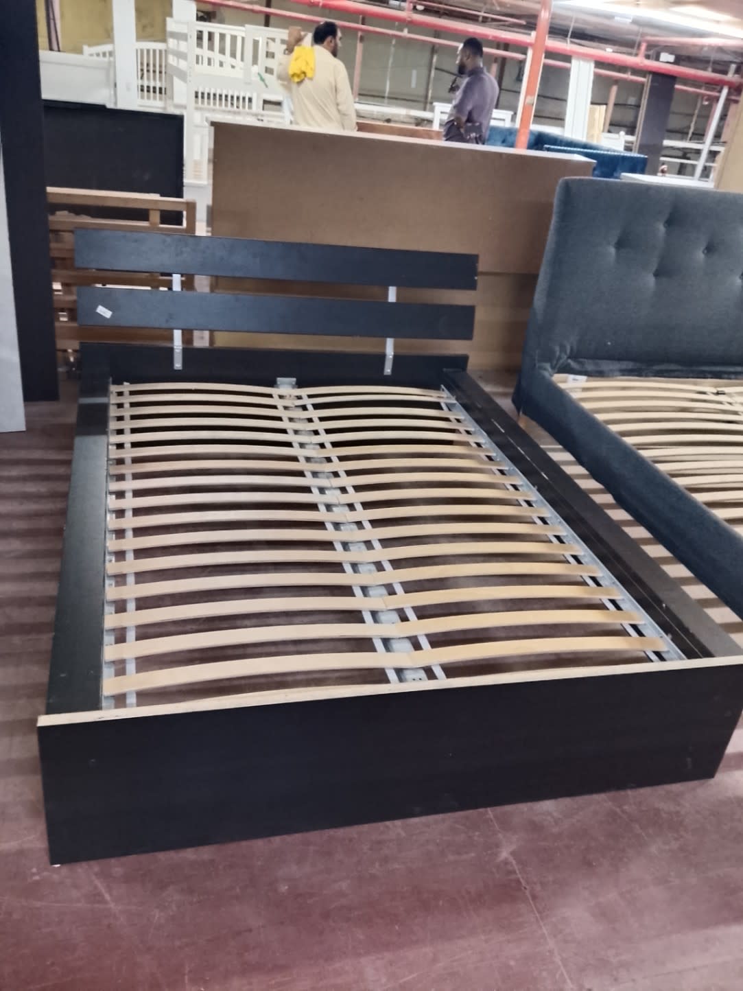Double Bed Frame with Slatted Base