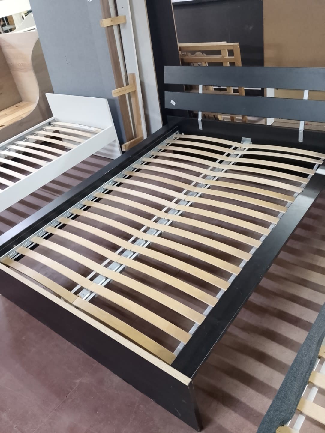 Double Bed Frame with Slatted Base 3
