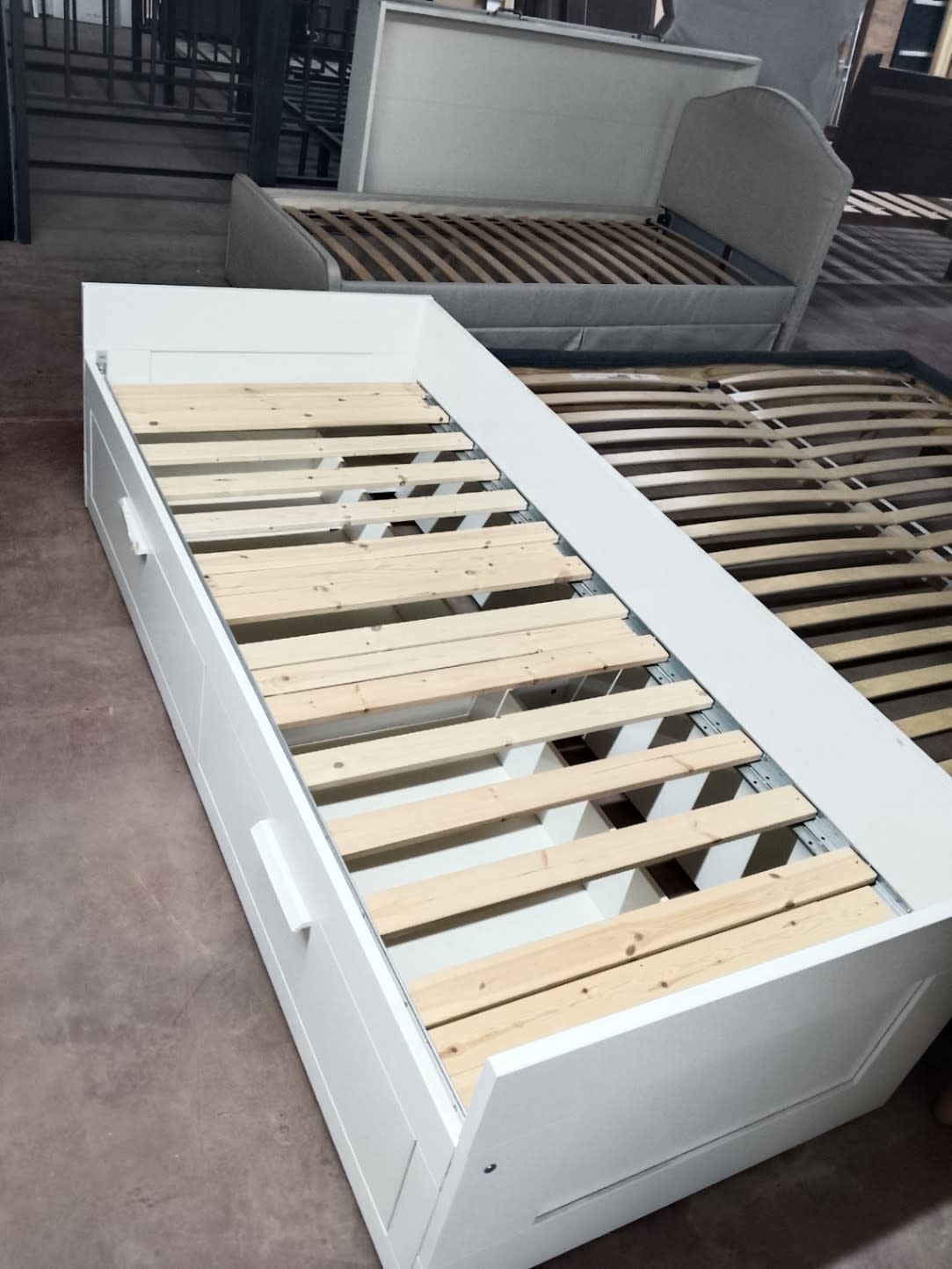 Single Bed Frame with Storage Drawers 3