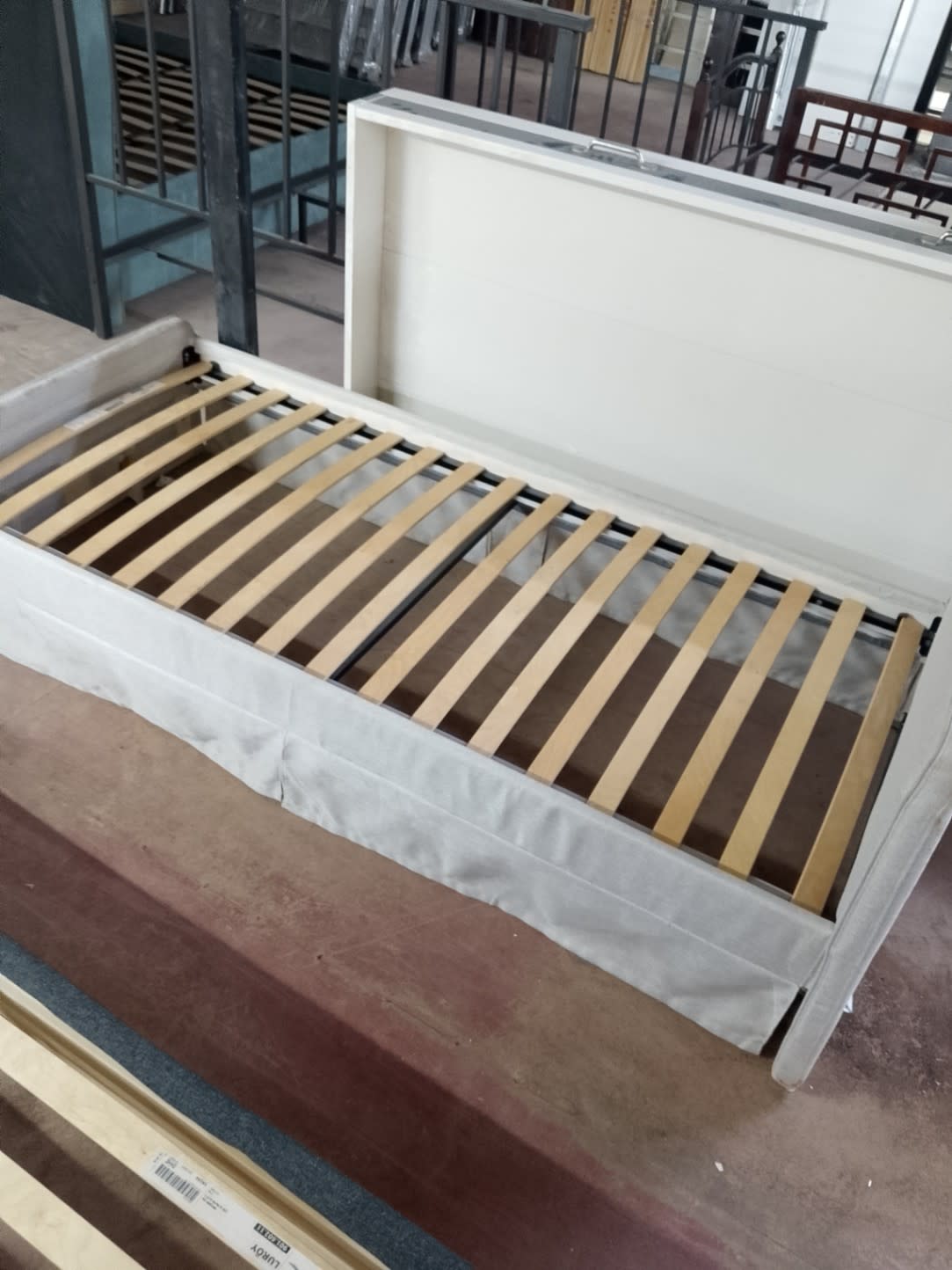 Single Upholstered Bed Frame 3