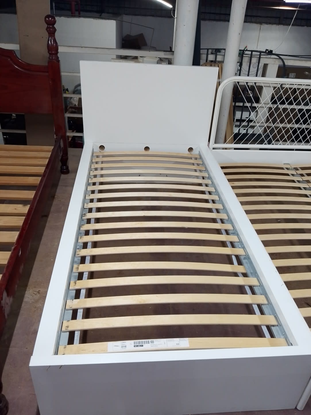 Single Bed Frame with Slatted Base