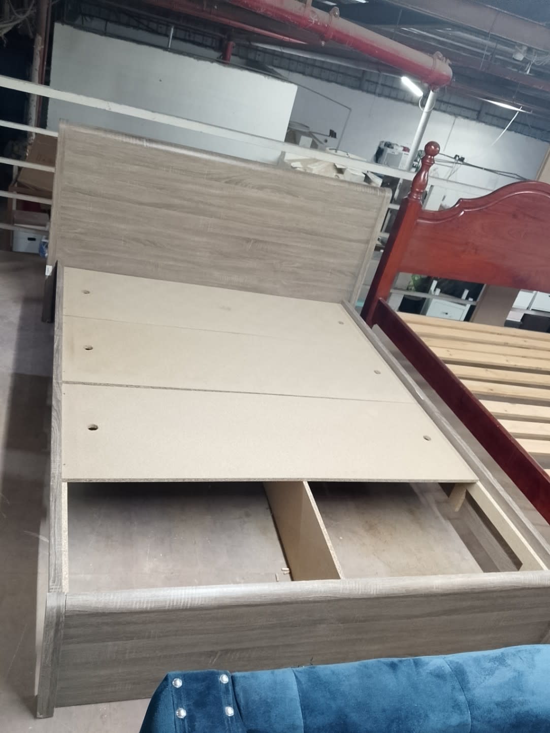 Storage Bed Frame with Under-Bed Drawers