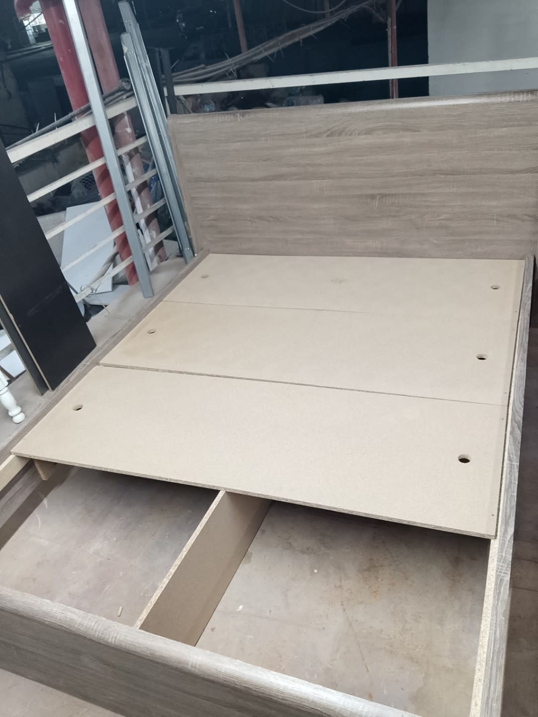 Storage Bed Frame with Under-Bed Drawers 3