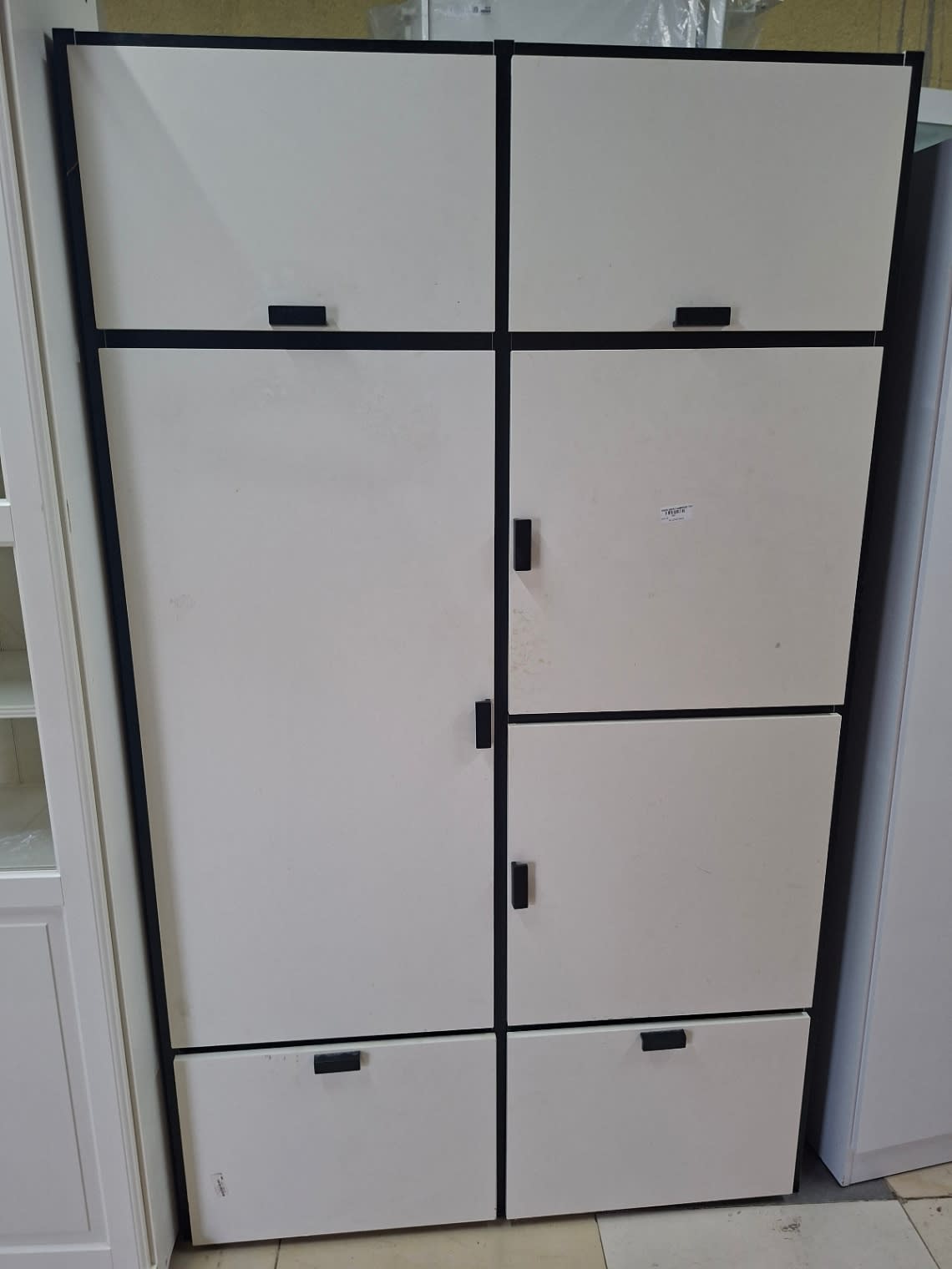 Double Wardrobe with Drawers and Shelves