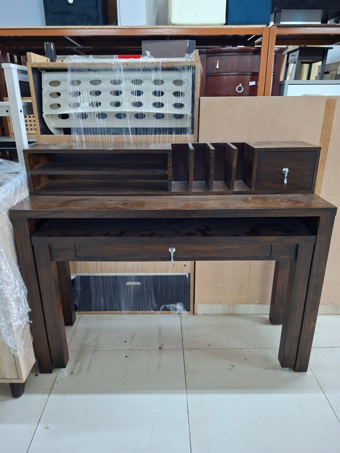 Writing Desk with Hutch Organiser