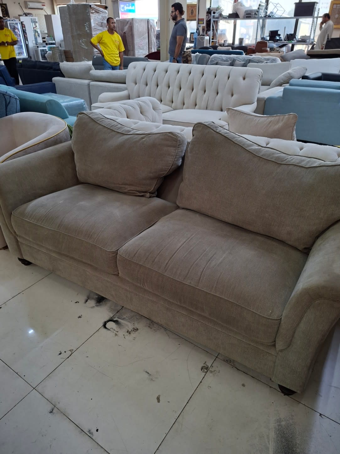 2-Seater Fabric Sofa