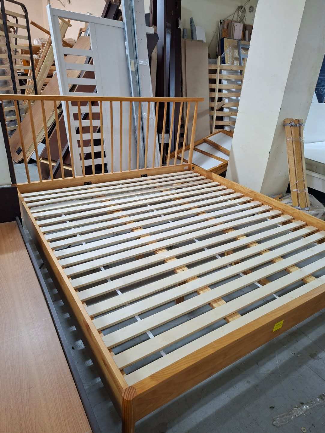 Wooden Bed Frame with Slatted Base 2