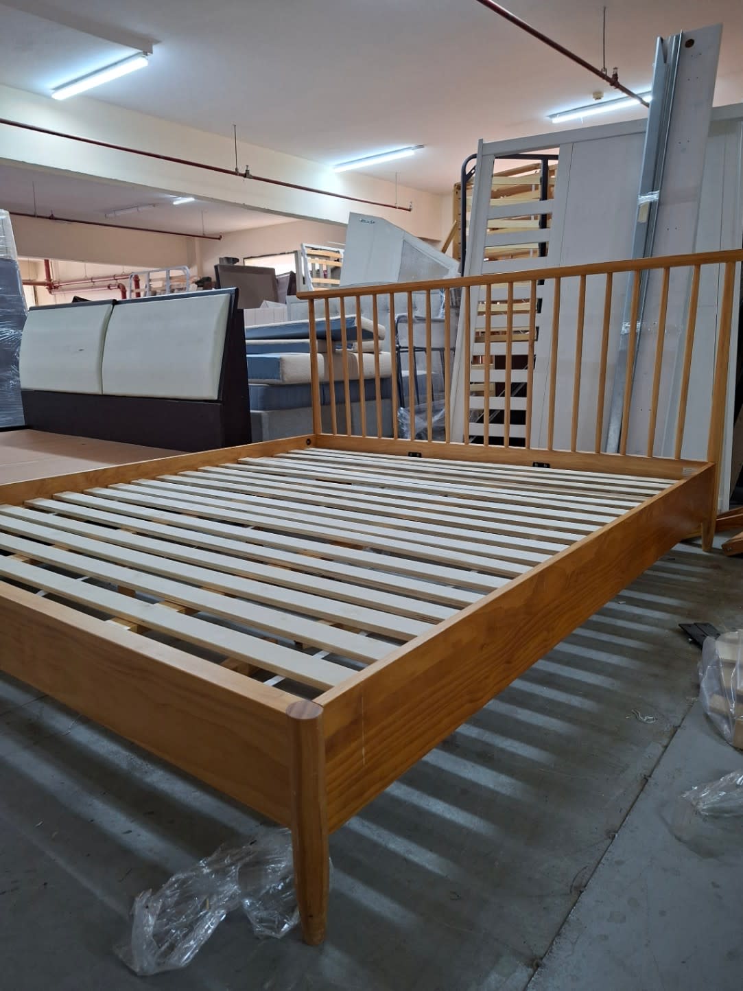Wooden Bed Frame with Slatted Base 3