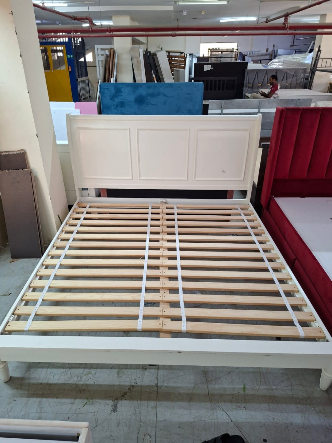 Double Bed Frame White