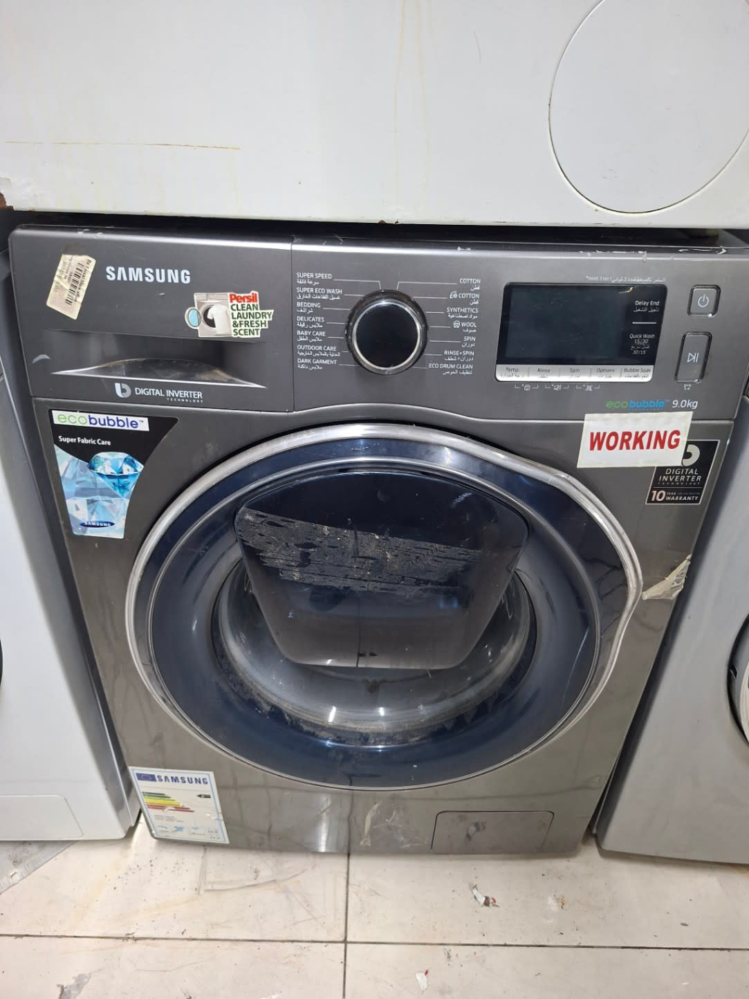 EcoBubble Front-Load Washing Machine 9kg