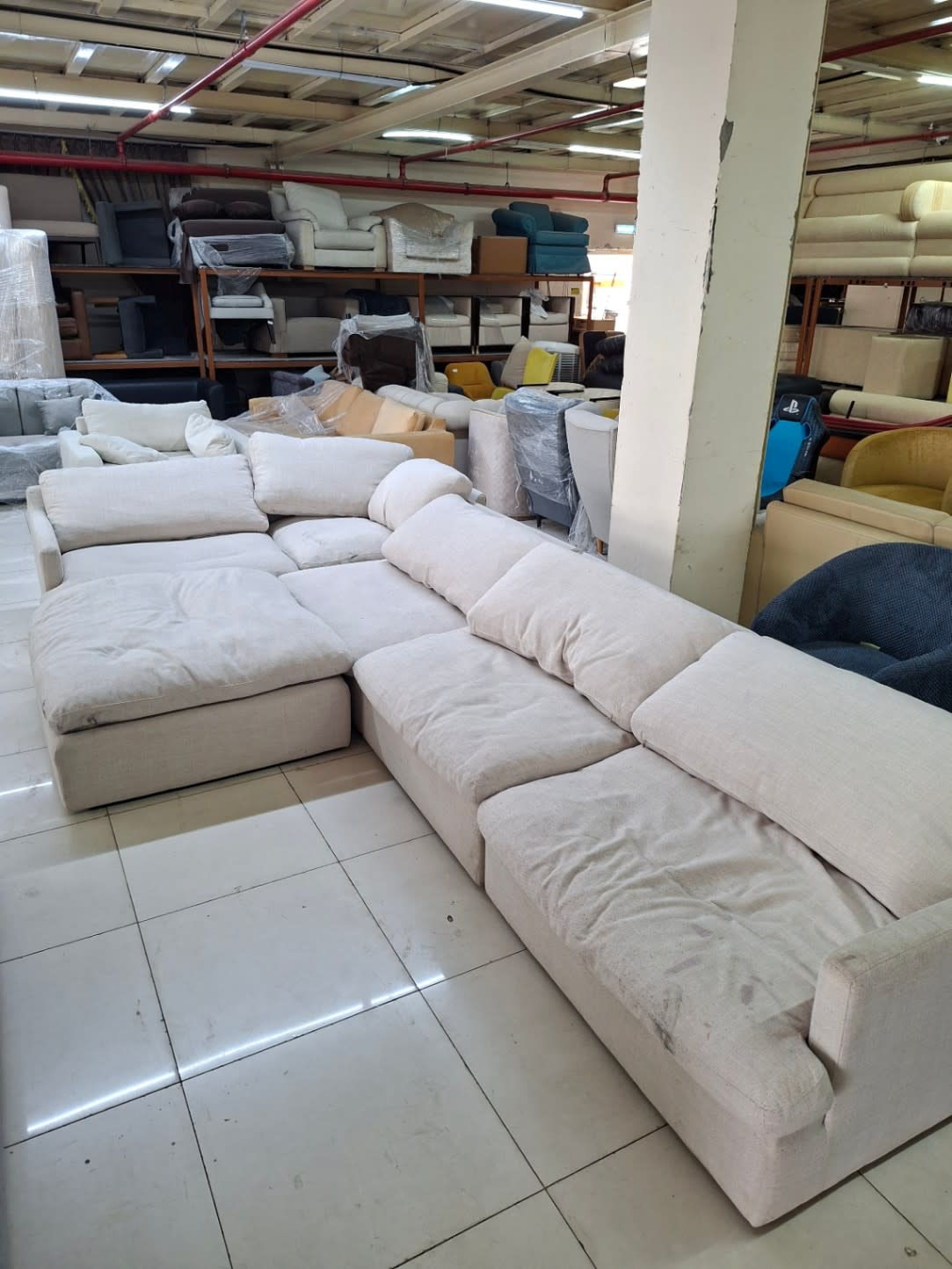 L-Shape Modular Sectional Sofa