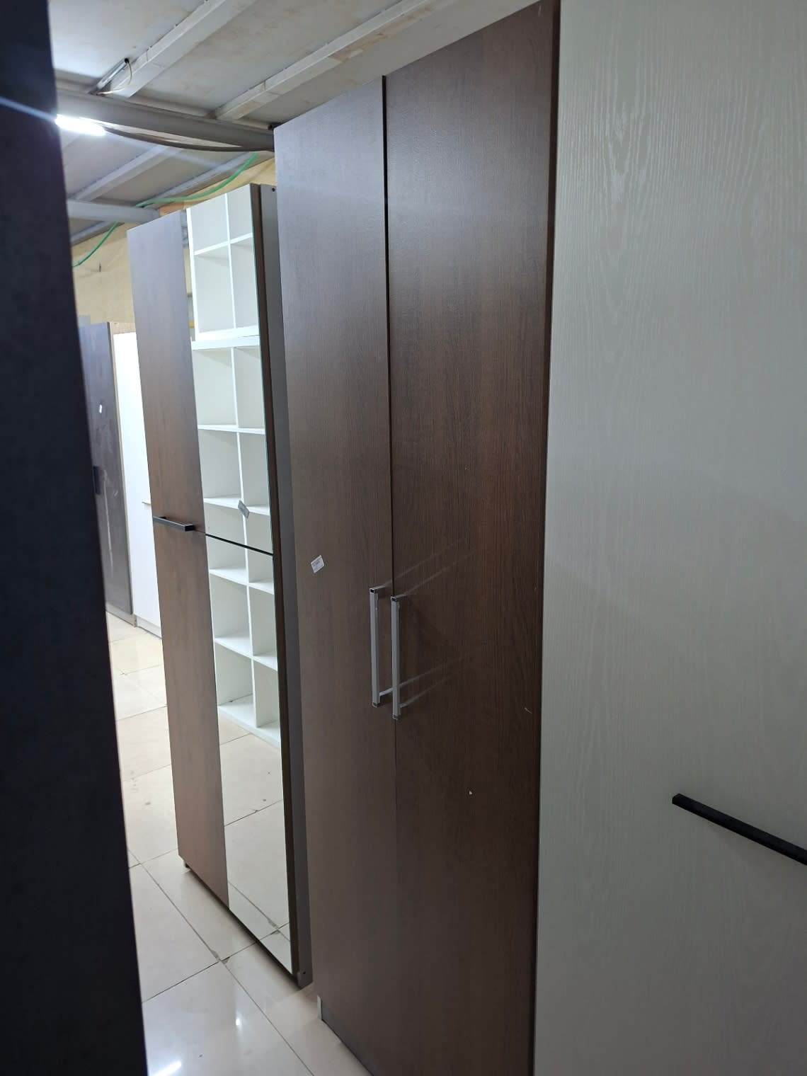 2-Door Wardrobe with Hanging Rail