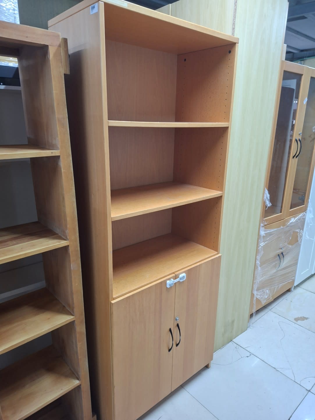 Bookcase with Lower Cabinet